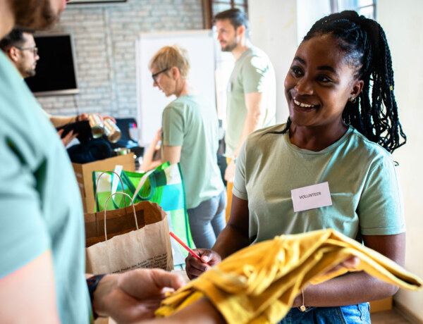 Bionique Cares program in action during a community drive.